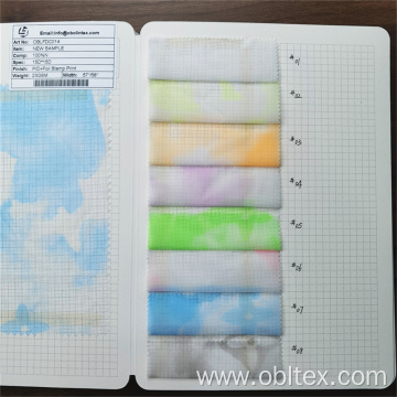 OBLFDC014 Fashion Fabric For Skin Coat